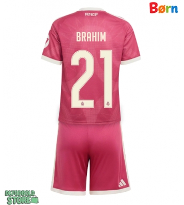 Real Madrid Brahim Diaz #21 Replika Babytøj Tredje sæt Børn 2026-27 Kortærmet (+ Korte bukser)